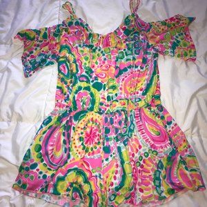 Lilly Pulitzer Fenella Cold Shoulder romper